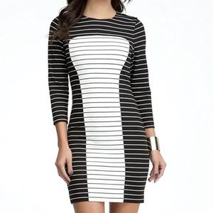NWT! Bebe Two Stripes Combo Dress Size Medium